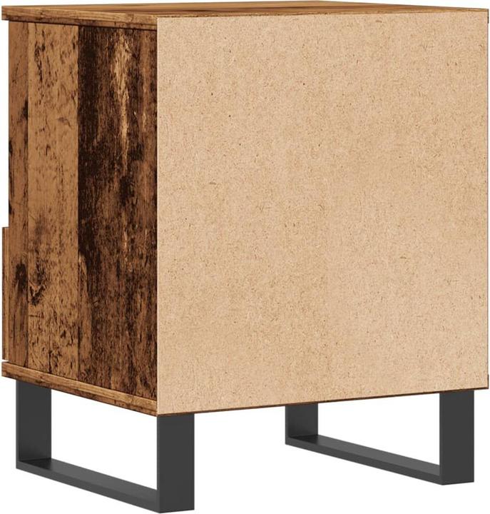Produktbild VidaXL Nachttisch Stauraum Nachtschrank Nachtkommode Nachtkonsole Altholz-Optik (40 x 35 x 50 cm)
