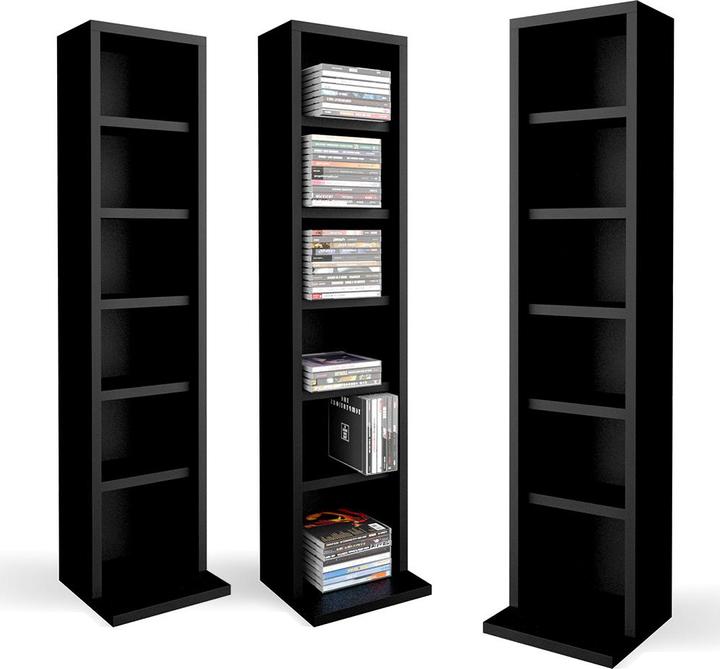 Actual product image Vicco CD-Regal (21 x 20 x 92 cm)