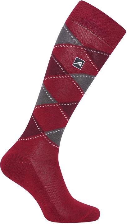 Euro-star karierte reitsocken polygiene (1 x)