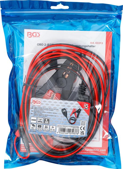 Immagine prodotto BGS Regolatore di tensione per alimentazione di bordo OBD 2 (EOBD) 5 m