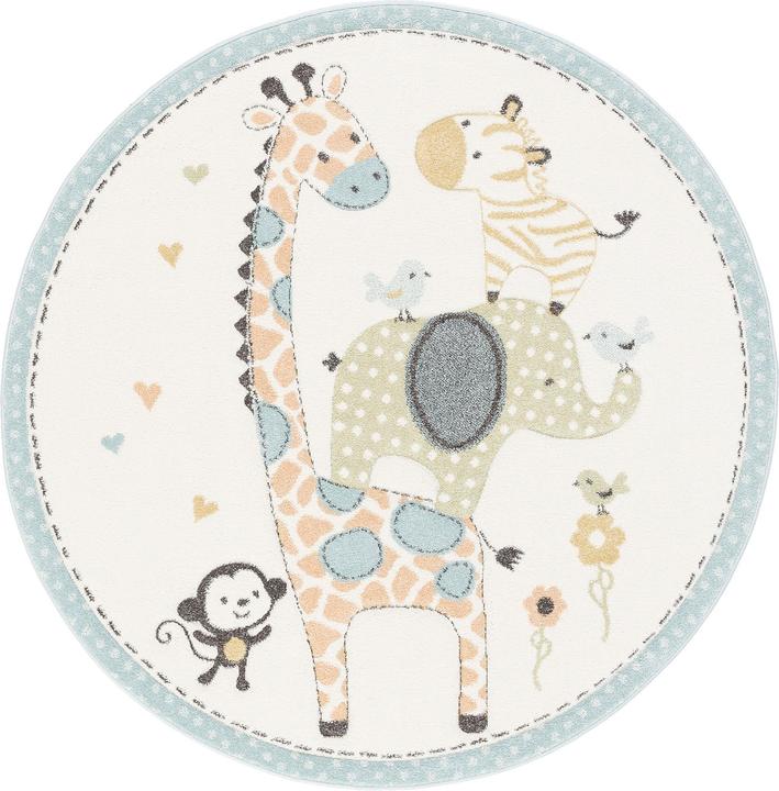 Immagine prodotto Pergamon Tappeto per bambini Maui Kids Safari Animali (120 x 120 cm)