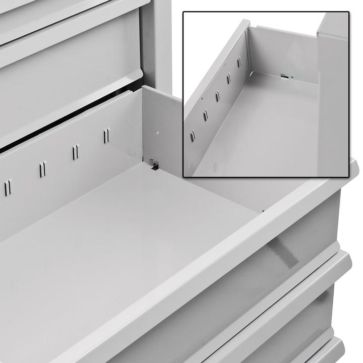 Actual product image ADB MAMMUT drawer cabinet light grey 5 drawers 70.0 x 43.5 x 60.0 cm (70 cm, 60 cm)