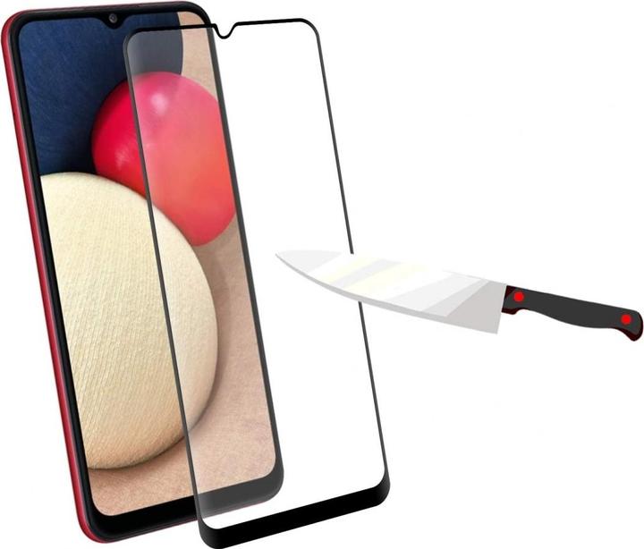 Productafbeelding Screenguard Samsung Galaxy A02s Volledig scherm Beschermende Glas Film 2.5D 9H (1 Stuk, Samsung Galaxy A02s)