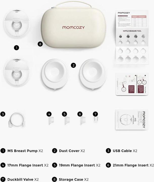 Immagine prodotto Momcozy M5 Tiralatte doppio GRA