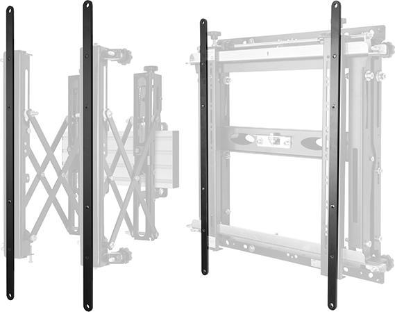 Produktbild b-tech BT7564 - Montagekomponente (2 x Schnittstellen-Adapterarm) für flat panel (Wand)