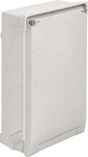 Actual product image Hager HAG ZAN434C House junction box K4, with rain cover, 1x3NH00, ID=100A, IP54