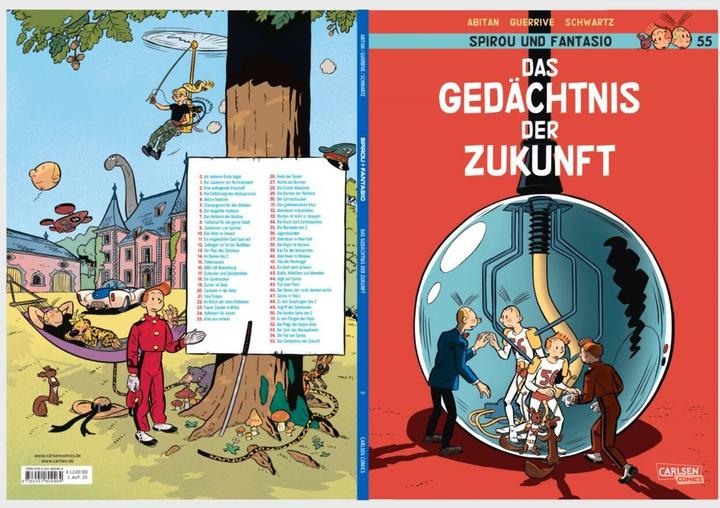 Produktbild Spirou und Fantasio 55: Das Gedächtnis der Zukunft (Benjamin Abitan, Sophie Guerrive, Deutsch)