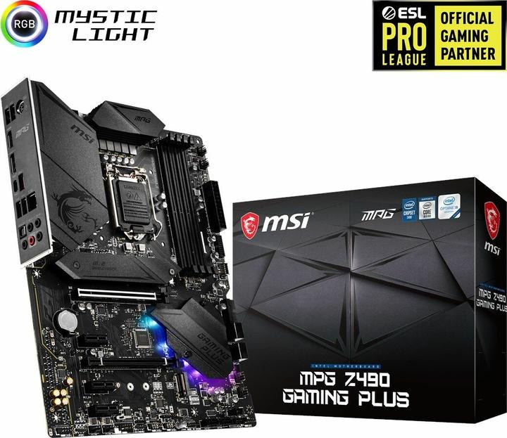 MSI MPG Z490 Gaming Plus (LGA 1200, Intel Z490, ATX)