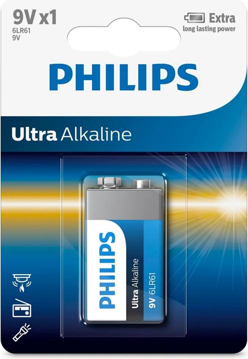 ProPlus Ultra Alkaline Batterie 9V im Blister (1 Stk., 9V Block)
