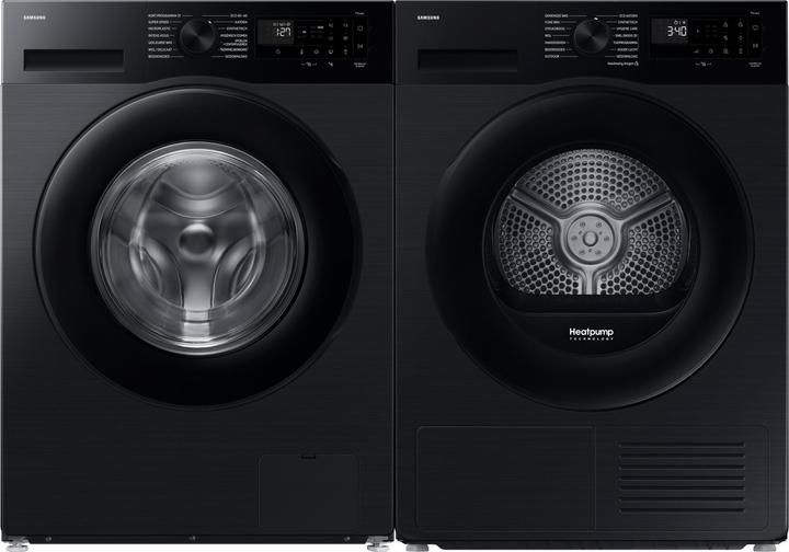 Produktbild Samsung DV90DG52A0ABEN Wasdroger - Warmtepompdroger - 9kg - Zwart (9 kg, Rechts)