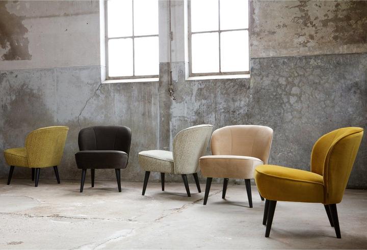 Productafbeelding Woood Fauteuil Sara Fluweel Oud Roze