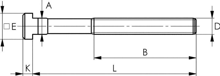 Produktbild Amf T-Nutenschraube (1 Schrauben pro Stück)