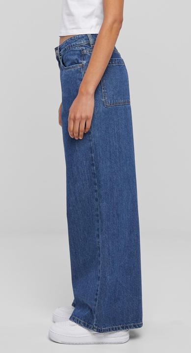 Produktbild Urban Classics Ladies Mid Waist Wide Denim (29)