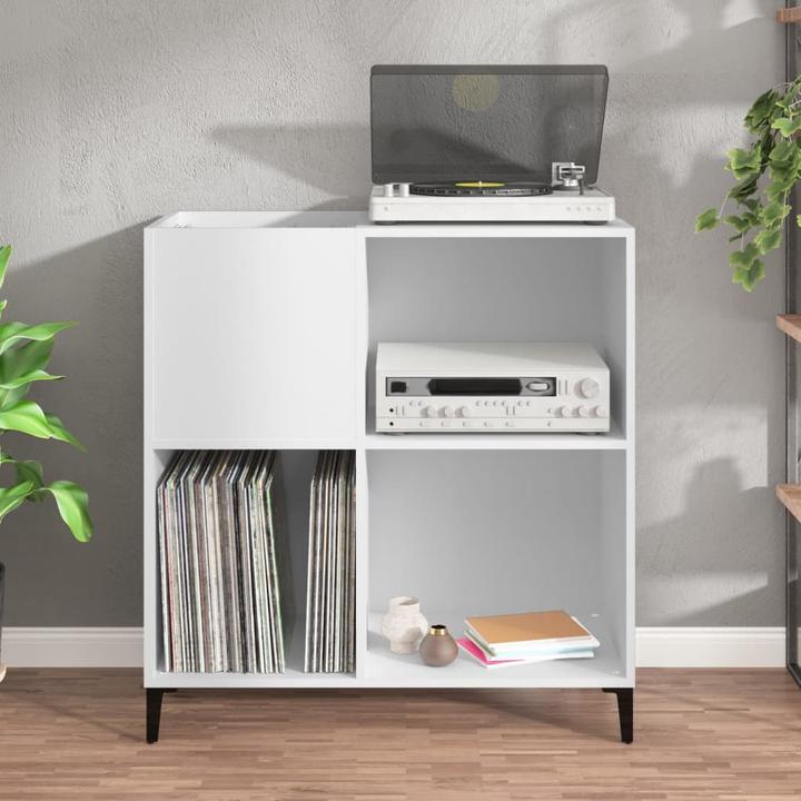 VidaXL Plattenschrank Weiss 84,5x38x89 cm Holzwerkstoff