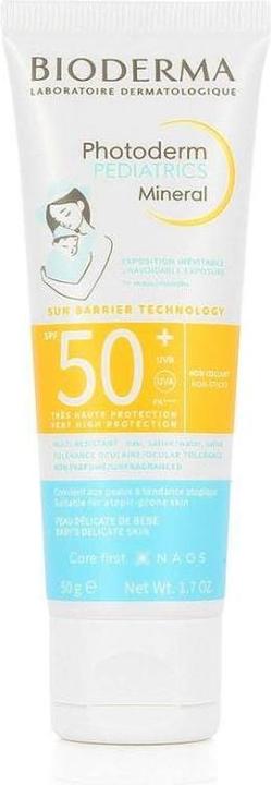 Immagine prodotto Bioderma Photoderm Pediatrics minerale SPF50+ (Crema solare viso, SPF 50, 50 ml, 50 g)