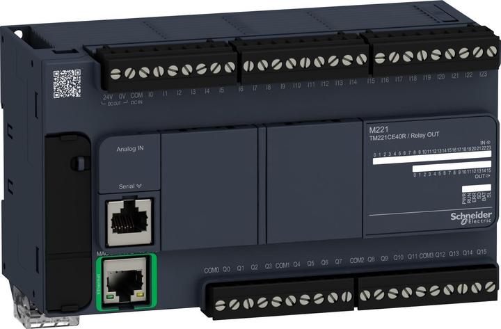 Produktbild Schneider Electric CONTROLLER M221-40IO RELAY ETHERNET COMP