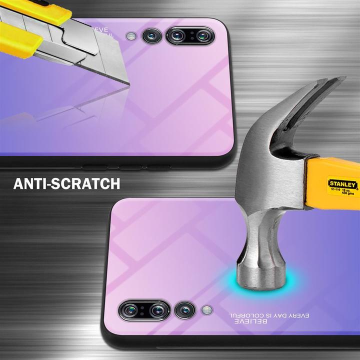 Produktbild Cadorabo TPU 2 Farben Glas Cover (Huawei P20 Pro, Huawei P20 Plus)