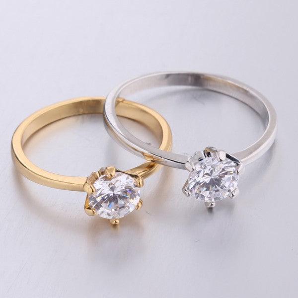 Produktbild Hermex Gold Ring RGP mit Zirkonia - Goldig Gr. 60 (60)