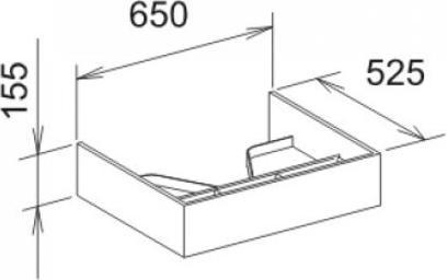 Produktbild Keuco Hochschrank X-LINE 480x1750x300mm, Anschlag links cashmere