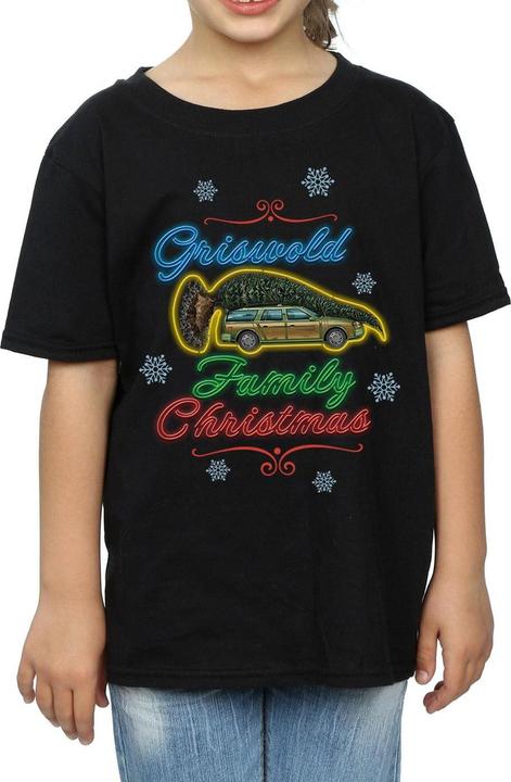 Immagine prodotto National Lampoon´s Vacation National Lampoon's Christmas Vacation Griswold Family Christmas Maglietta Ragazze (152, 158)