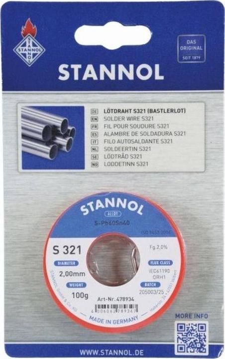 Immagine prodotto Stannol Filo di saldatura