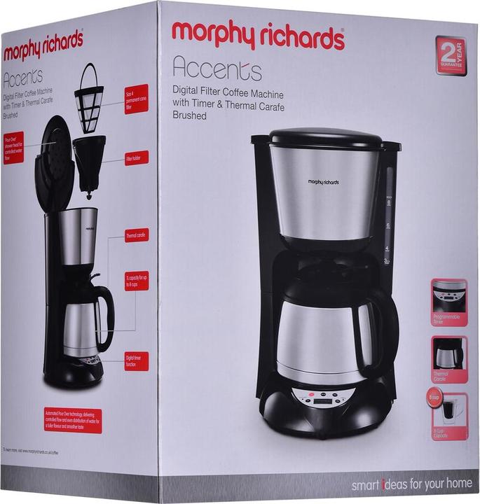 Actual product image Morphy Richards Accents filter coffee maker