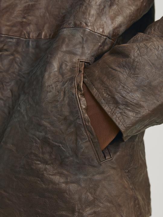 Produktbild Jack & Jones Jorcrincle Leather Jkt Styd Aw24 (L)