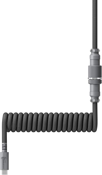 Actual product image HyperX USB-C Coiled Cable Grey (USB 3.0)
