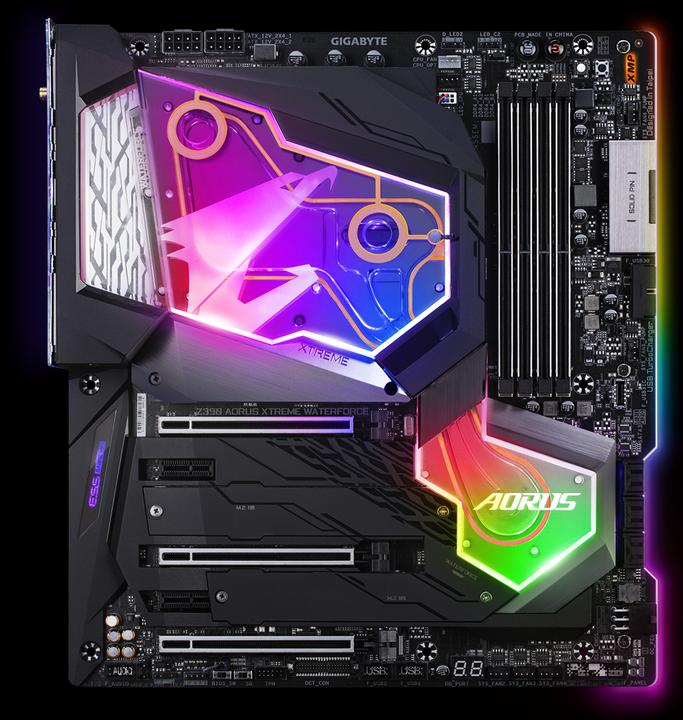 Produktbild Gigabyte Z390 AORUS XTREME WATERFORCE 5G - Bundle mit Intel Core i9-9900K (LGA 1151, Intel Z390 Express, E-ATX)