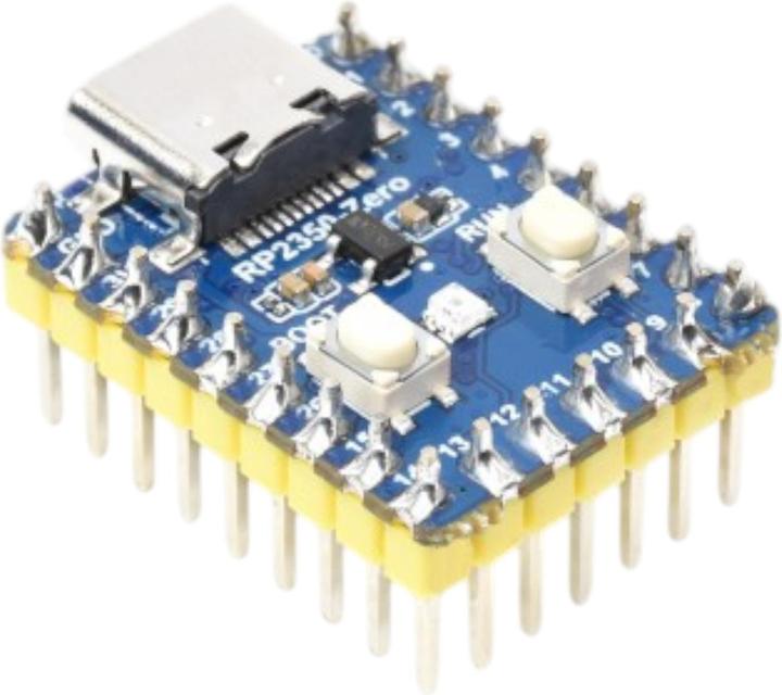 Image du produit WaveShare RP2350-Zero Mini Raspberry Pi Pico basierter MCU mit Headers