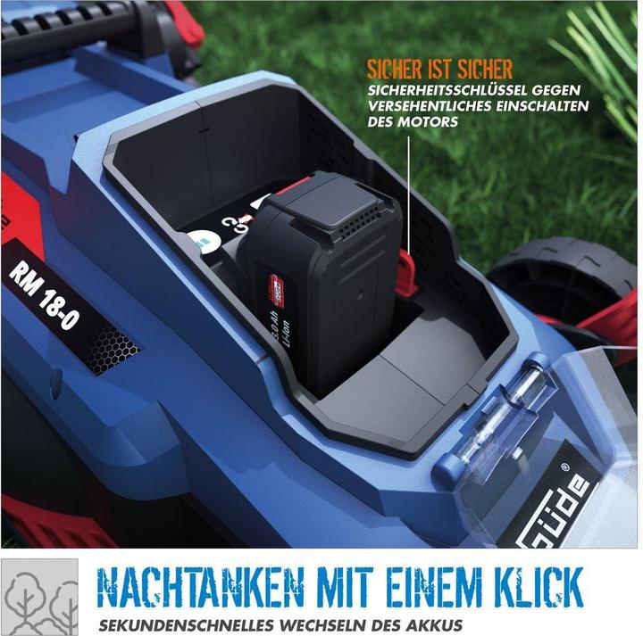 Produktbild Güde Akku Rasenmäher RM 18-401-23 58400 (Akkubetrieb)