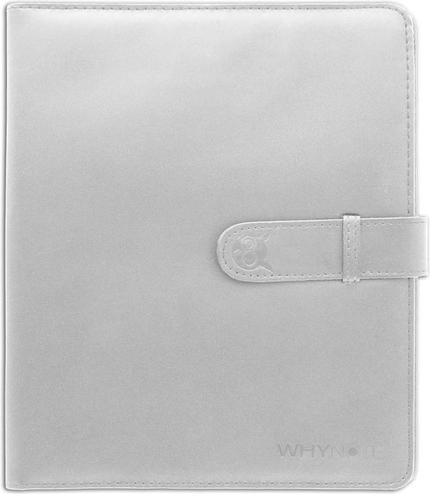 Produktbild Whynote Housse A5 simili cuir blanc pour cahier