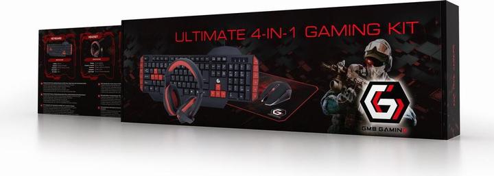 Immagine prodotto Gembird GGS-UMG4-02 Tastiera USB QWERTY US Inglese (US, Cablato)