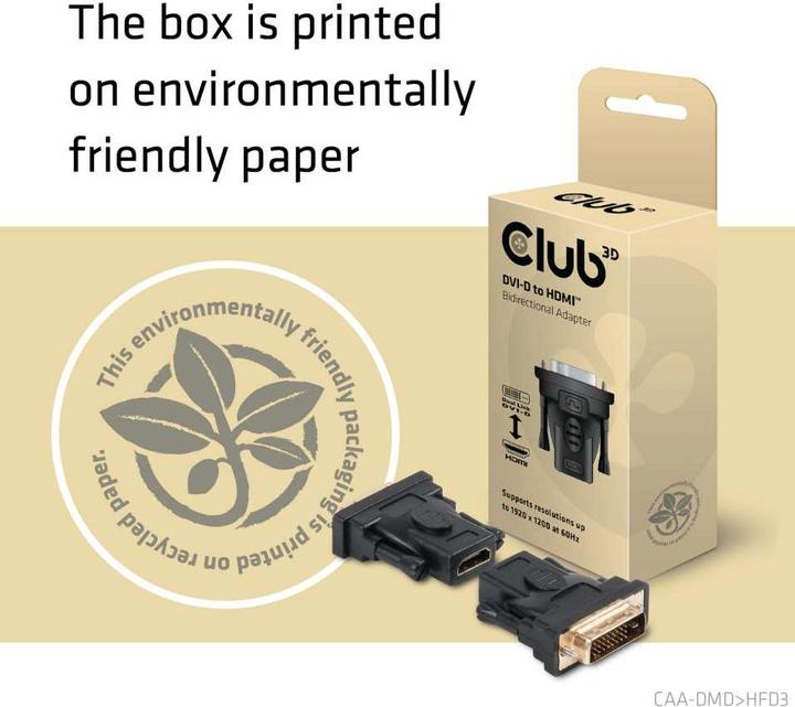 Productafbeelding Club 3D DVI naar (HDMI, 5 cm)