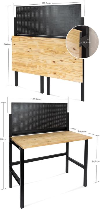 Actual product image CarTech Work table (120 cm, 64 cm)