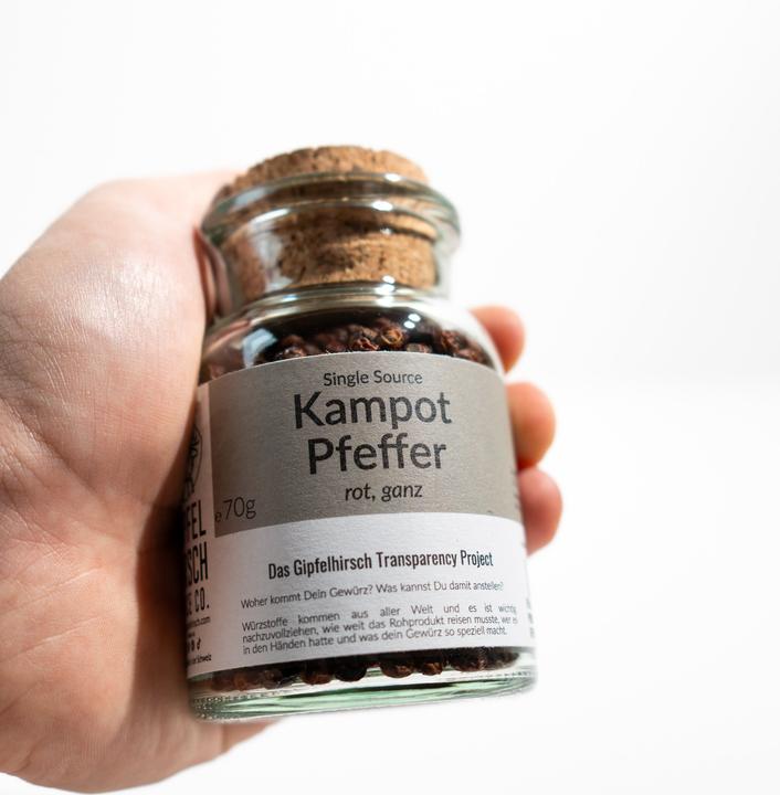 Actual product image Gipfelhirsch Kampot Pfeffer (80 g)