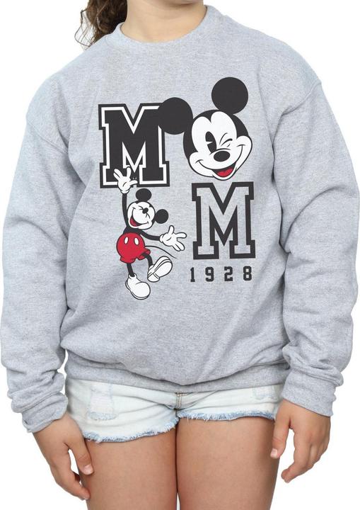 Produktbild Disney Mickey Mouse Jump And Wink Sweatshirt Mädchen (152, 158)