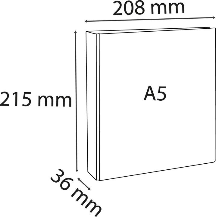 Actual product image Exacompta Ring binder (A5, 40 mm, 1 Piece)