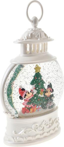Actual product image Disney Mickey & Minnie snow globe music & light lantern Christmas