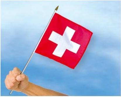 Cross Promotion Stockfahne Schweiz