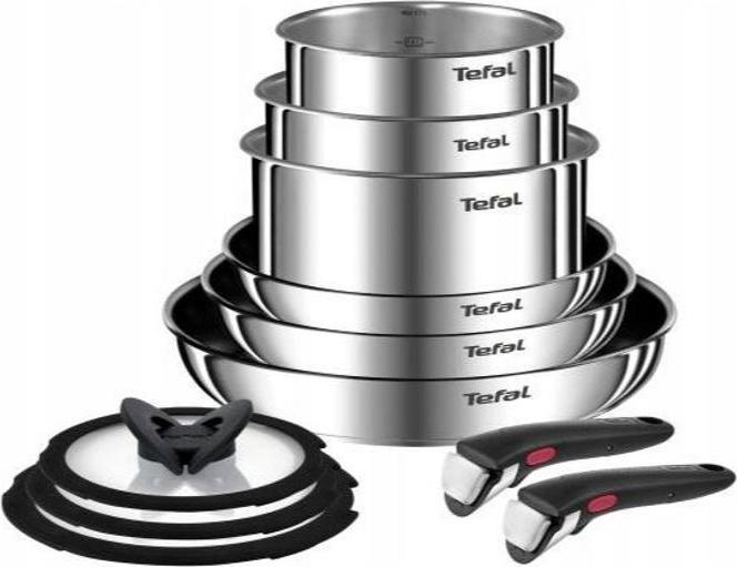 Actual product image Tefal Ingenio Emotion pot and pan set (Pot, Stainless steel)