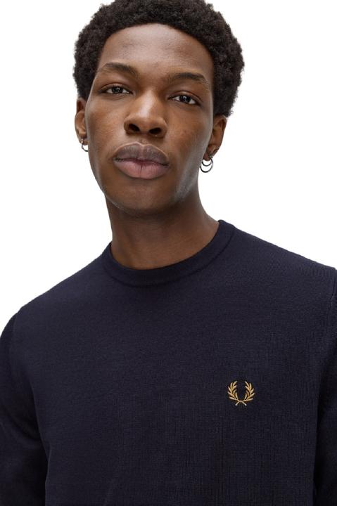 Image du produit Fred Perry Classic Crew Neck Jumper Navy (L)