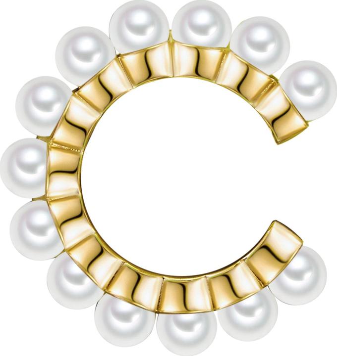 Immagine prodotto Glanzstücke München Donna Argento 925 con nucleo di perle in oro giallo - 12438 (Argento)