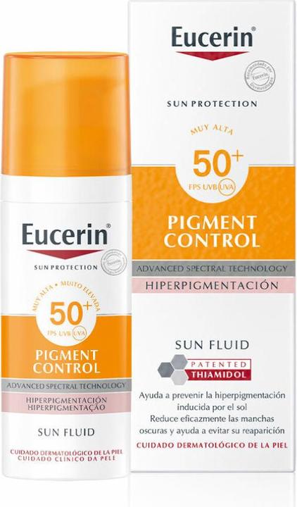Produktbild Eucerin Sonnenschutz Fluid Pigment Control Spf50 Hyperpigmentierung Haut 50ml (Sonnencreme Gesicht, SPF 50, 50 ml)