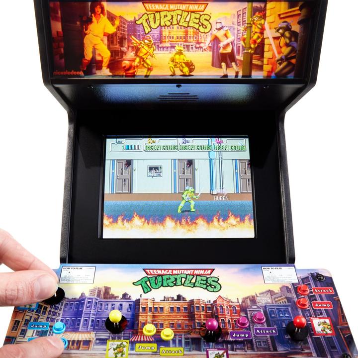 Actual product image Numskull Quarter Scale Arcade Cabinet - Teenage Mutant Ninja Turtles