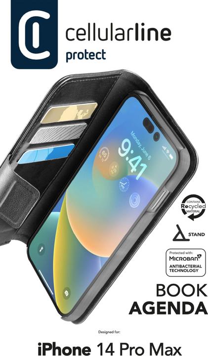 Actual product image Cellularline Book Agenda 2 (Apple iPhone 14 Pro Max)