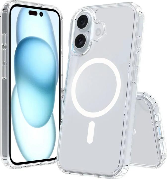 Image du produit PhoneLook Coque Gel transparent compatible MagSafe silicone TPU Super Clear (Apple iPhone 16 Plus)
