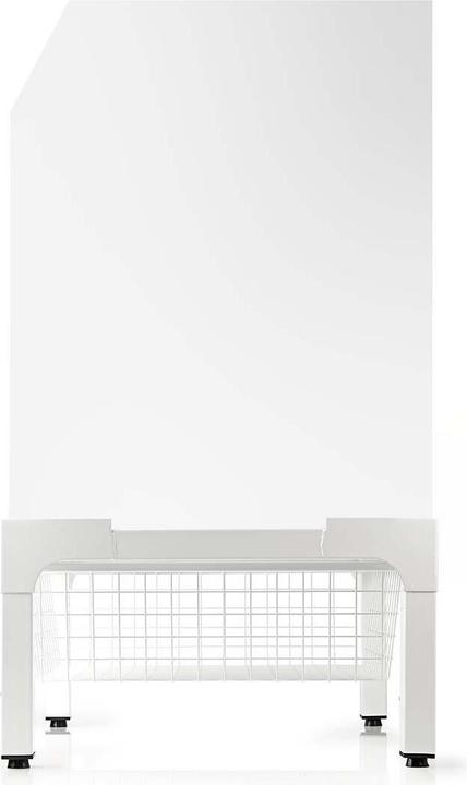 Produktbild Nedis Ständer für Waschmaschine und Trockner | Drahtkorb | 200 kg | Weiss