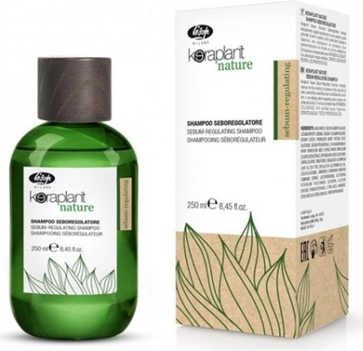 Image du produit Lisap Shampooing sébo-régulateur Keraplant Nature (250 ml, Shampoing liquide)