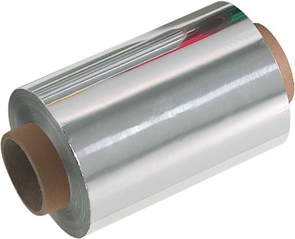 Produktbild Fripac Alusträhnenfolie silber 15my 12cm x 250m im Karton mit Abrisskante